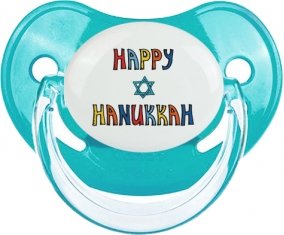 Judaisme : Happy hanukkah design-2 : Sucette Physiologique personnalisée