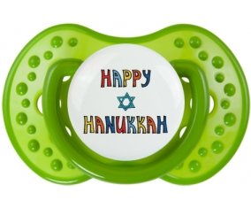 Judaisme : Happy hanukkah design-2 : Sucette LOVI Dynamic personnalisée