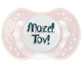 Judaisme : mazel tov hebrew design-3 : Retro-rose-tendre classique Tétine embout Lovi Dynamic