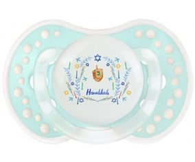 Judaisme : Hanoukkia design-3 : Retro-turquoise-lagon classique Tétine embout Lovi Dynamic