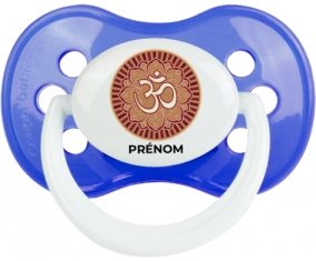 Om aum sanskrit design-1 avec prénom : Sucette Anatomique personnalisée