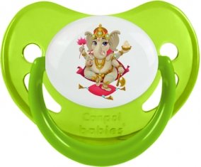 Hindouisme Ganesha : Vert phosphorescente Tétine embout physiologique