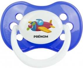 Jouet toys Avion design-3 avec prénom : Sucette Anatomique personnalisée