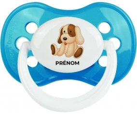 Jouet toys Chiot avec prénom : Cyan classique Tétine embout anatomique