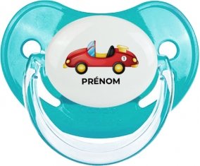 Jouet toys voiture de sport avec prénom : Sucette Physiologique personnalisée