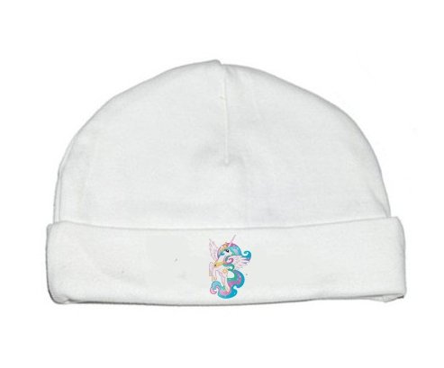 Bonnet bébé personnalisé My Little Pony Princesse Célestia design-3 avec prénom