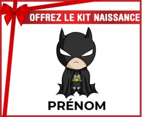kit naissance bébé personnalisé Batman kids logo design-2 avec prénom