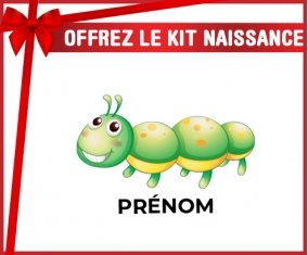 kit naissance bébé personnalisé Jouet toys Chenille avec prénom