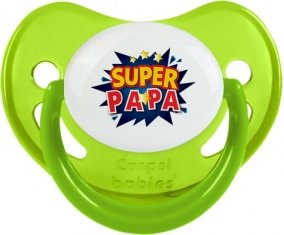 Super PAPA design-1 : Vert phosphorescente Tétine embout physiologique