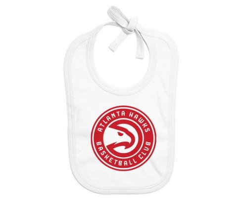 Bavoir bébé personnalisé Atlanta Hawks