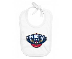 Bavoir bébé personnalisé New Orleans Pelicans