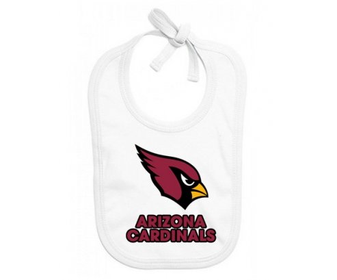 Bavoir bébé personnalisé Arizona Cardinals