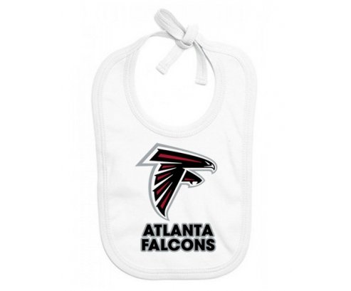 Bavoir bébé personnalisé Atlanta Falcons