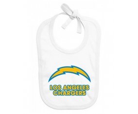 Bavoir bébé personnalisé Los Angeles Chargers