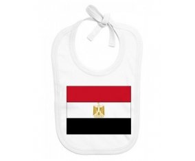 Bavoir bébé personnalisé Drapeau Egypte