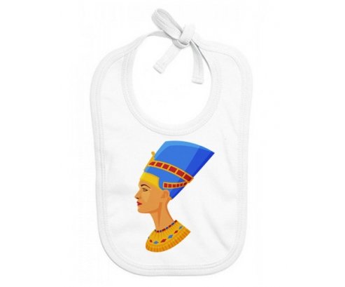 Bavoir bébé personnalisé Néfertiti