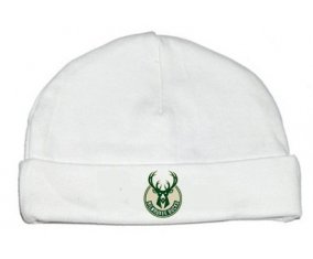 Bonnet bébé personnalisé Milwaukee Bucks