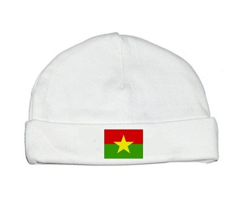 Bonnet bébé personnalisé Drapeau Burkina Faso