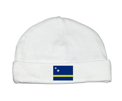 Bonnet bébé personnalisé Drapeau Curacao