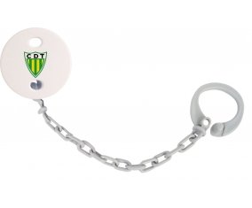 Attache-tetine Clube Desportivo de Tondela couleur Grise