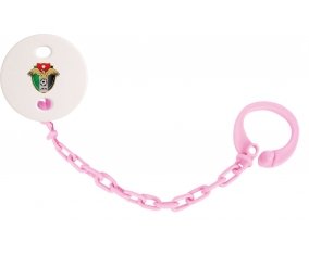 Attache-sucette Jordan national football team couleur Rose clair