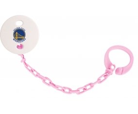 Attache-tétine Golden State Warriors couleur Rose clair