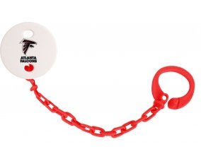 Attache-tetine Atlanta Falcons couleur Rouge