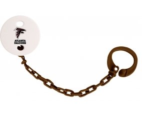 Attache-tetine Atlanta Falcons couleur Marron