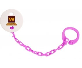 Attache-tétine Washington Football Team couleur Rose fuschia