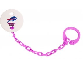 Attache-sucette Buffalo Bills couleur Rose fuschia