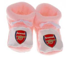 Chausson bébé Arsenal Football Club de couleur Rose