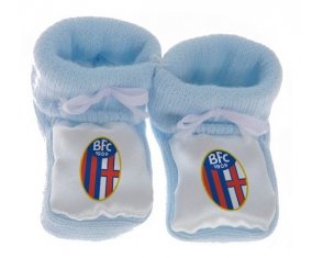 Chausson bébé Bologna Football Club 1909 de couleur Bleu