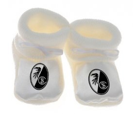 Chausson bébé Sport-Club Freiburg de couleur Blanc