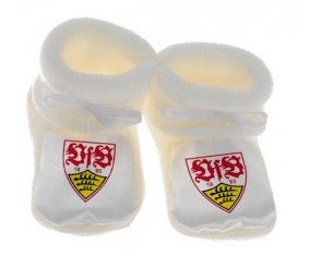 Chausson bébé VfB Stuttgart de couleur Blanc