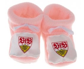 Chausson bébé VfB Stuttgart de couleur Rose