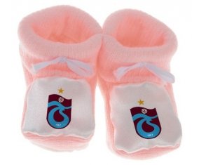 Chausson bébé Trabzonspor Kulübü de couleur Rose