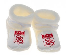 Chausson bébé Sivasspor Kulübü de couleur Blanc