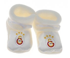 Chausson bébé Galatasaray Spor Kulübü de couleur Blanc