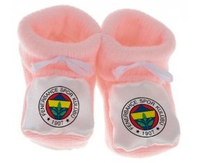 Chausson bébé Fenerbahçe Spor Kulübü de couleur Rose