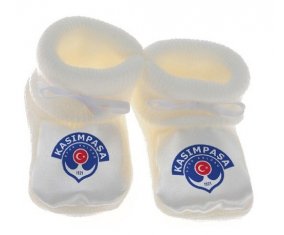 Chausson bébé Kasımpaşa Spor Kulübü de couleur Blanc