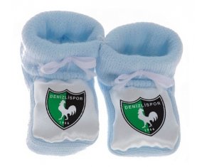 Chausson bébé Denizlispor Kulübü de couleur Bleu