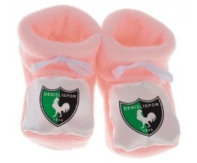 Chausson bébé Denizlispor Kulübü de couleur Rose