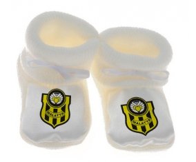 Chausson bébé Yeni Malatyaspor de couleur Blanc