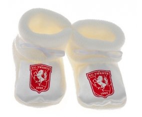 Chausson bébé Football Club Twente de couleur Blanc