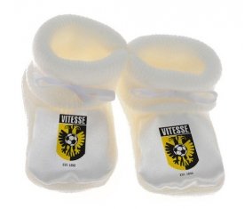 Chausson bébé Vitesse Arnhem de couleur Blanc