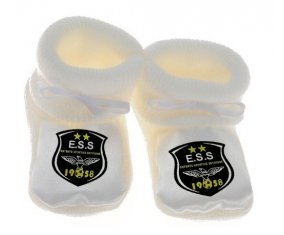 Chausson bébé Entente sportive sétifienne de couleur Blanc