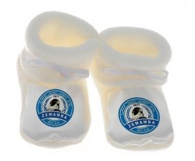 Chausson bébé Renaissance Club Athletic Zemamra de couleur Blanc