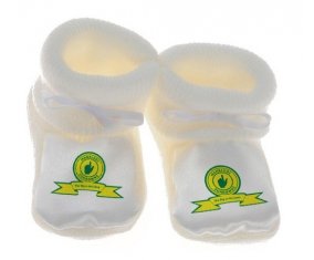 Chausson bébé Mamelodi Sundowns Football Club de couleur Blanc