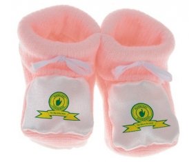 Chausson bébé Mamelodi Sundowns Football Club de couleur Rose