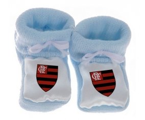 Chausson bébé Clube de Regatas do Flamengo de couleur Bleu